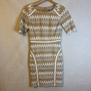 Antonio Melani Womens Half Sleeve‎ Sheath Lined Midi Dress Size 4 Formal Lace